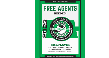 Free Agents Needed for ND Spring AAA Championship Tournament!